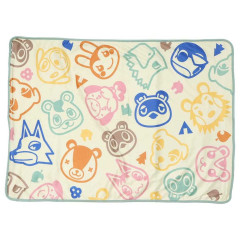 Japan Animal Crossing Flannel Lap Blanket - Ivory