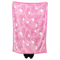 Japan Sanrio Fluffy Throw Blanket - My Melody : All Over Pattern Pink - 4