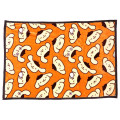 Japan Sanrio Fluffy Throw Blanket - Pompompurin : All Over Pattern Orange - 1