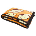 Japan Sanrio Fluffy Throw Blanket - Pompompurin : All Over Pattern Orange - 3