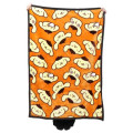 Japan Sanrio Fluffy Throw Blanket - Pompompurin : All Over Pattern Orange - 4