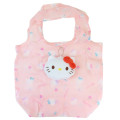 Japan Sanrio Eco Shopping Bag & Mascot Pouch - Hello Kitty : Light Pink - 1