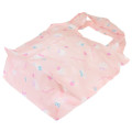 Japan Sanrio Eco Shopping Bag & Mascot Pouch - Hello Kitty : Light Pink - 2