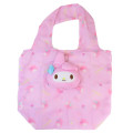 Japan Sanrio Eco Shopping Bag & Mascot Pouch - My Melody : Light Pink - 1