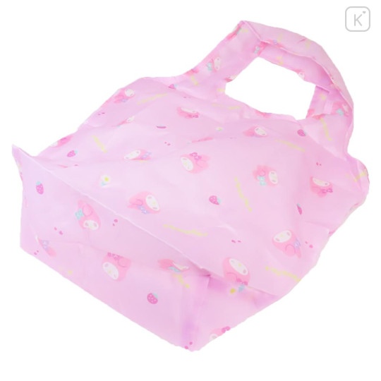 Japan Sanrio Eco Shopping Bag & Mascot Pouch - My Melody : Light Pink - 2