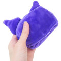 Japan Sanrio Eco Shopping Bag & Mascot Pouch - Kuromi : Light Purple - 5