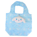 Japan Sanrio Eco Shopping Bag & Mascot Pouch - Cinnamoroll : Light Blue - 1