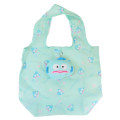 Japan Sanrio Eco Shopping Bag & Mascot Pouch - Hangyodon : Mint - 1