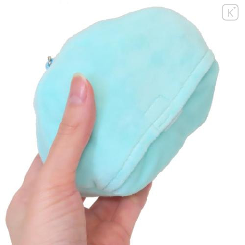 Japan Sanrio Eco Shopping Bag & Mascot Pouch - Hangyodon : Mint - 5