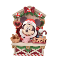 Japan Disney Store Mascot Figure - Minnie : Christmas Market Style