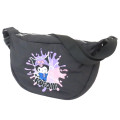 Japan Sanrio Round Crossbody Bag - Kuromi : Black - 1