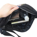 Japan Sanrio Round Crossbody Bag - Kuromi : Black - 3