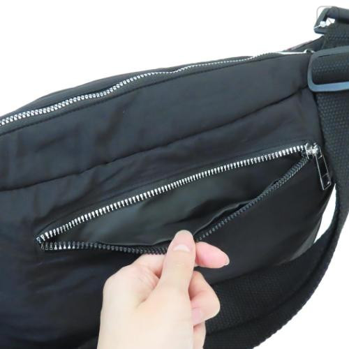 Japan Sanrio Round Crossbody Bag - Hello Kitty : Black - 4