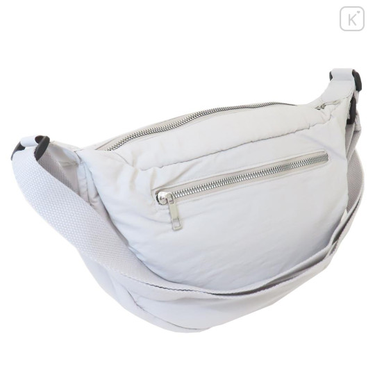 Japan Sanrio Round Crossbody Bag - Pochacco : White - 2