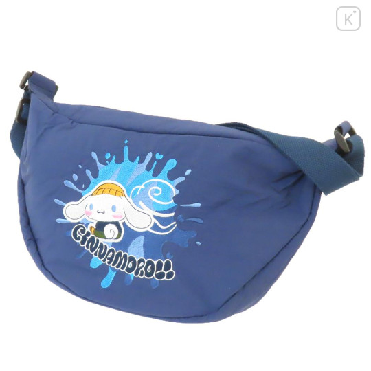 Japan Sanrio Round Crossbody Bag - Cinnamoroll : Navy - 1