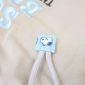 Japan Peanuts Shoulder Drawstring Bag - Snoopy : Super Beagle Ivory Beige - 6
