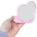 Japan Sanrio Heart-shaped Compact Mirror - Usahana : Fruit Pink - 2