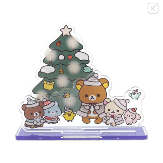 Japan San-X Store Mini Acrylic Stand - Rilakkuma : Honey Forest Christmas 2025 - 1