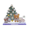 Japan San-X Store Mini Acrylic Stand - Rilakkuma : Honey Forest Christmas 2025 - 1