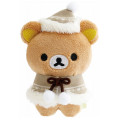 Japan San-X Hand-held Plush Set - Rilakkuma : Honey Forest Christmas 2025 - 2
