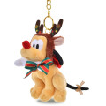 Japan Disney Store Plush Mascot Keychain - Pluto : Christmas 2025 - 2