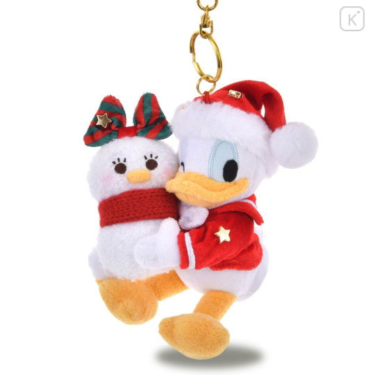 Japan Disney Store Plush Mascot Keychain - Daisy & Donald : Christmas 2025 Snowman - 1