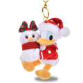 Japan Disney Store Plush Mascot Keychain - Daisy & Donald : Christmas 2025 Snowman - 1