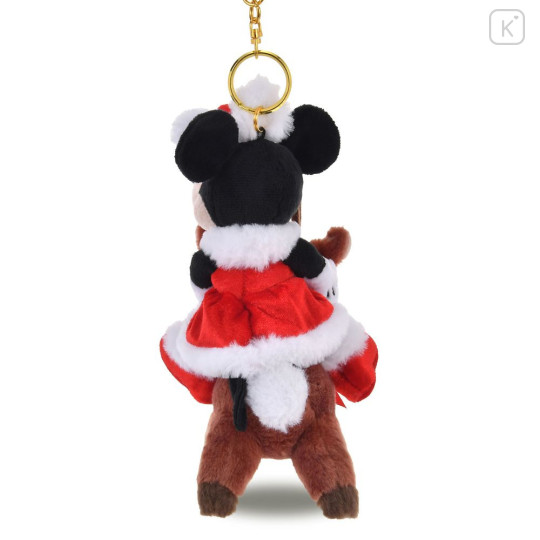 Japan Disney Store Plush Mascot Keychain - Minnie : Christmas 2025 Deer - 4