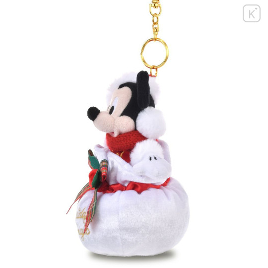 Japan Disney Store Plush Mascot Keychain - Mickey : Christmas 2025 Holiday Magic - 2