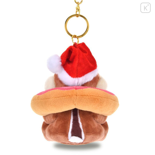 Japan Disney Store Plush Mascot Keychain - Chip : Christmas 2025 Donut - 3