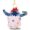 Japan Disney Store Plush Mascot Keychain - Stitch : Christmas 2025 - 4