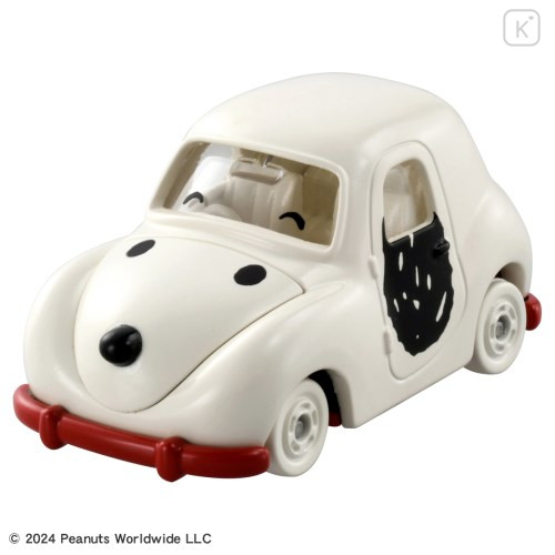 Japan Peanuts Dream Tomica - Snoopy : Car II Ivory - 1