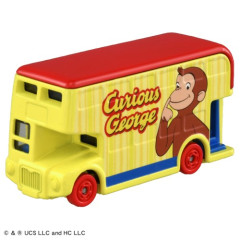 Japan Curious George Dream Tomica - Bus