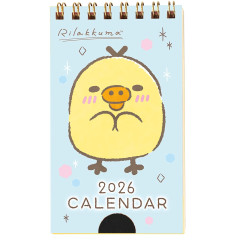 Japan San-X Pocket Mini Desk Calendar - Kiiroitori : 2026