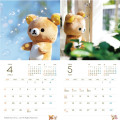 Japan San-X Wall Calendar - Living with Rilakkuma 2026 - 4