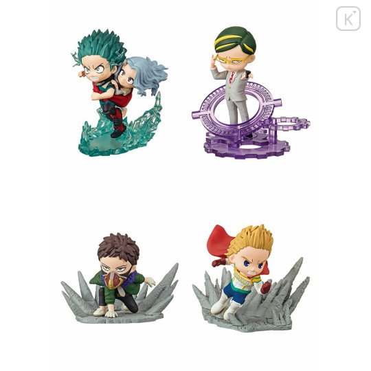Japan My Hero Academia Re-Ment DesQ Figure Full Set - Desk Plus Ultra Battle - 2
