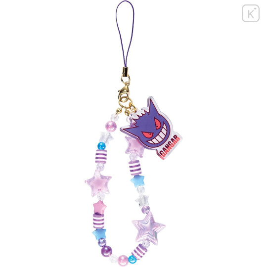Japan Pokemon Beaded Hand Strap Phone Charm - Gengar : Star - 1