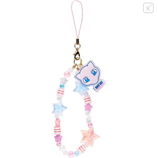 Japan Pokemon Beaded Hand Strap Phone Charm - Mew : Star - 1