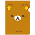 Japan San-X A4 Clear File Folder - Rilakkuma : Face - 1