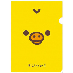 Japan San-X A4 Clear File Folder - Kiiroitori : Face