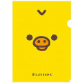 Japan San-X A4 Clear File Folder - Kiiroitori : Face - 1