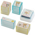 Japan San-X Stamp Chops Set (M) - Rilakkuma : Ribbon Messages Glitter - 2