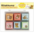 Japan San-X Ponpon Stamp Chops Set - Rilakkuma : Messages - 1