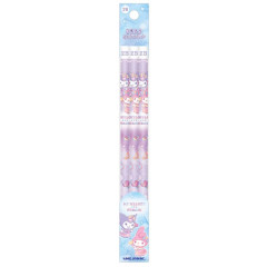 Japan Sanrio 2B Pencil Set - Kuromi & My Melody : Sparkly Dress