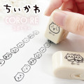 Japan Chiikawa Coro-Re Rolling Stamp - Chiikawa : Friends Happy Face - 2