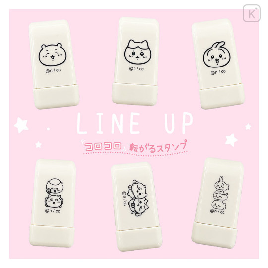 Japan Chiikawa Coro-Re Rolling Stamp - Usagi : Funny Face - 3