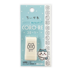 Japan Chiikawa Coro-Re Rolling Stamp - Hachiware : Funny Face