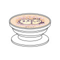Japan Chiikawa Pocopoco Smartphone Grip - Shisa & Usagi : Angel ♡ Demon Hug - 2