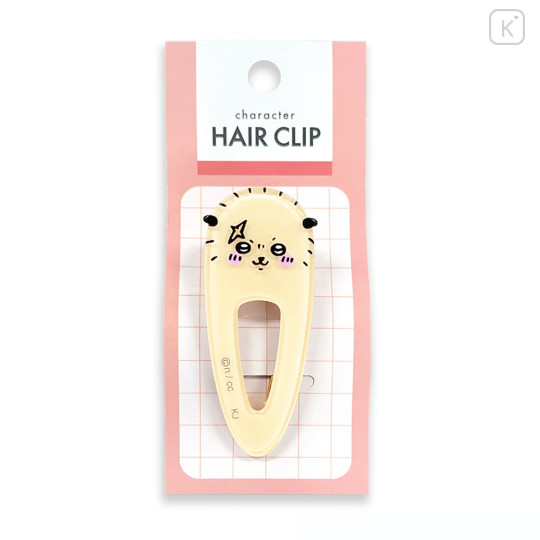 Japan Chiikawa Acrylic Hair Clip - Rakko : Face - 1