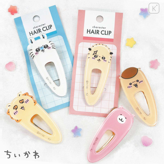 Japan Chiikawa Acrylic Hair Clip - Chiikawa : Bear Face - 2